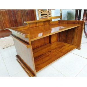 Jual Mimbar Duduk Minimalis Kayu Jati