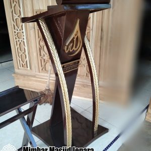 Model Mimbar Pidato Jati Minimalis Modern