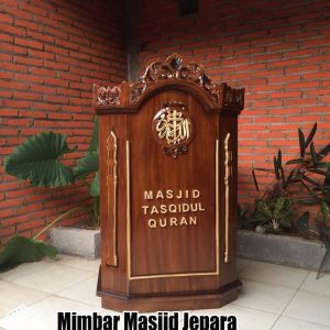 Mimbar Khutbah Jumat Podium Jati Jepara