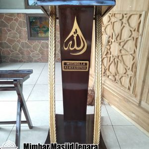 Mimbar Khutbah Jumat Podium Jati Jepara